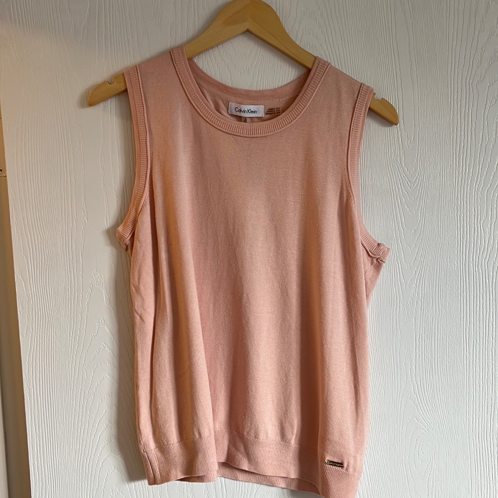 Pink Calvin Kline top
